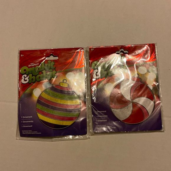 The original makit & bakit Christmas Ornaments Two kits American Crafts - Picture 3 of 10